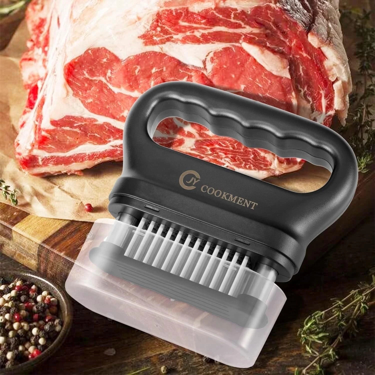 48 Blade Meat Tenderizer Tool Stainless Steel Needle Steak Beef Kitchen Gadget