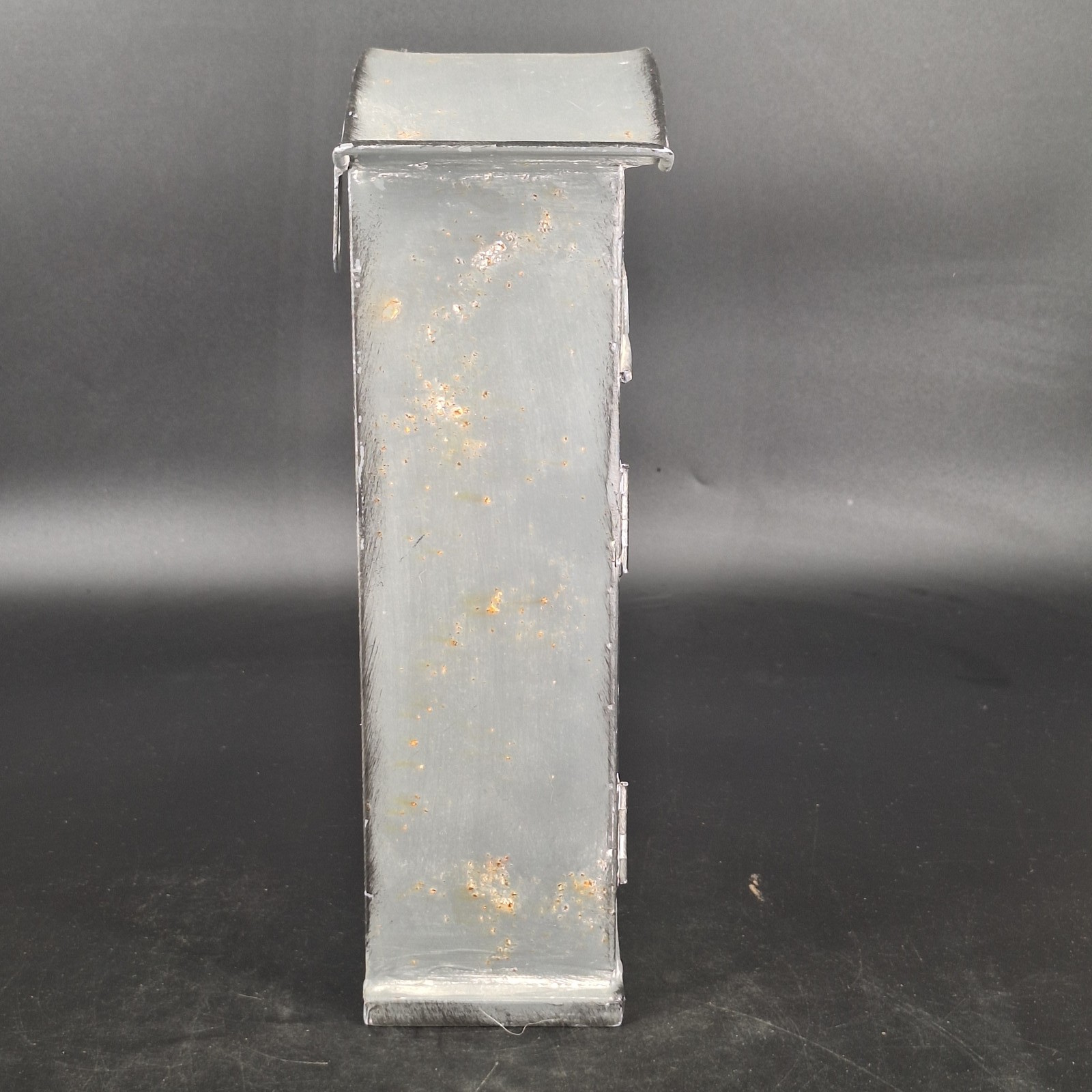 Farmhouse Mail Embossed Metal Wall Mount Mailbox Distressed Gray 10.5″ x 12.25″