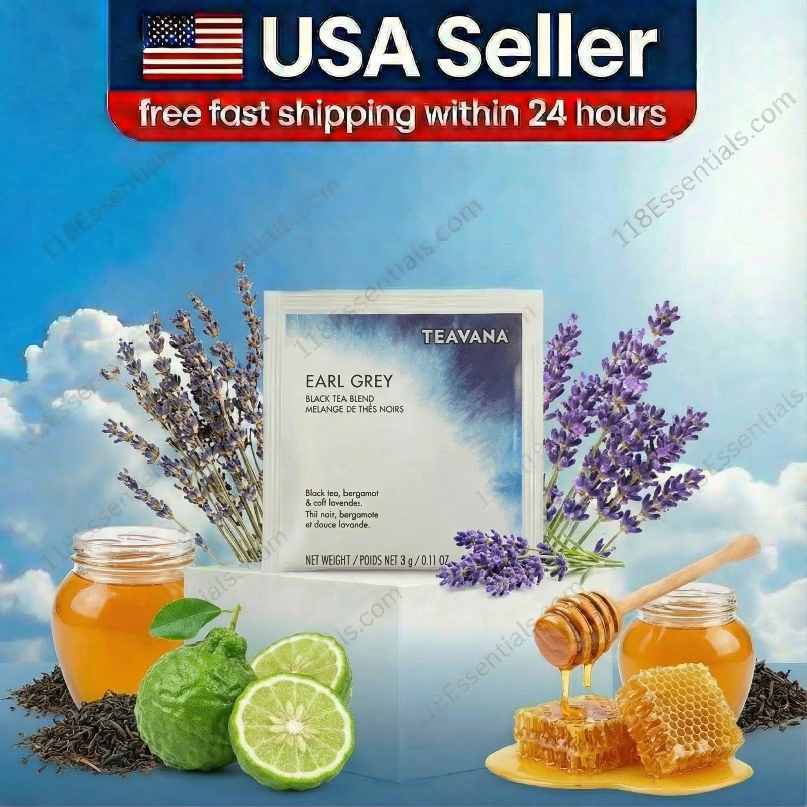 Starbucks Teavana Tea Earl Grey, Pack Of 30 Tea Sachets (1 Month Supply)