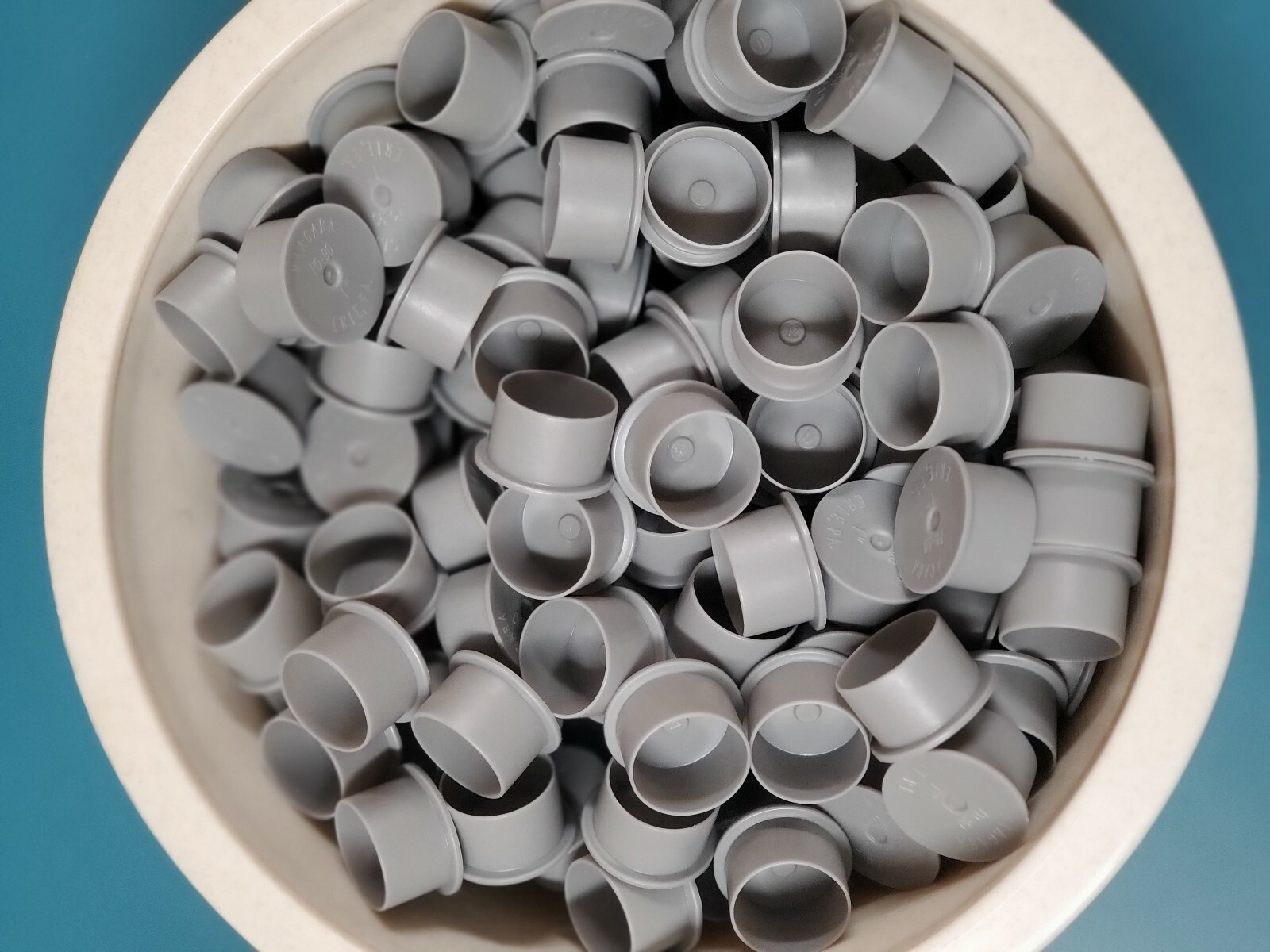 Pool Fence Hole Caps :: GRAY Color :: UV Rated