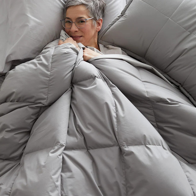 The Company Store LaCrosse Premium Down Light Warmth Comforter Queen/King