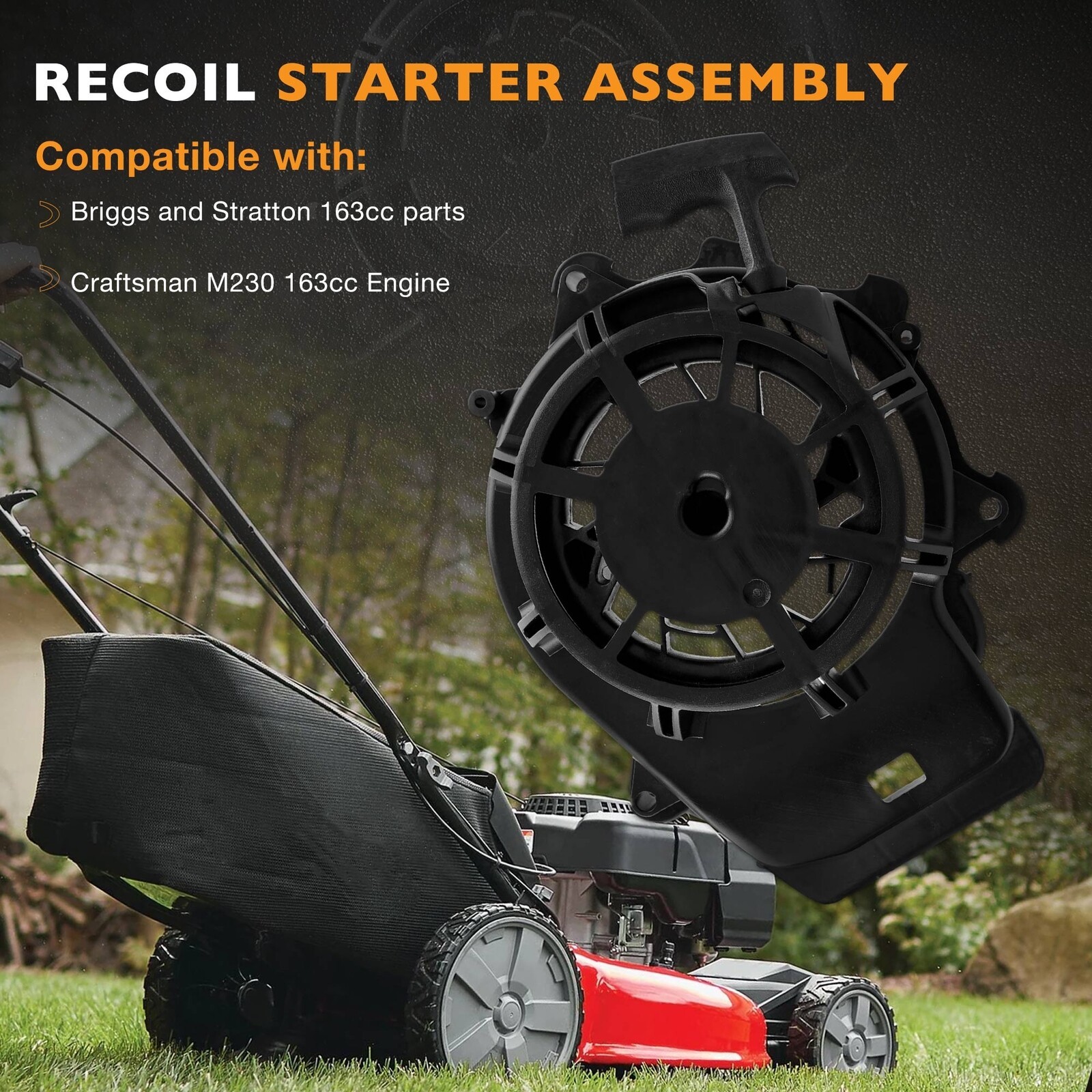 594062 Rewind Recoil Starter Pull Start For Briggs & Stratton Engine Lawn Mower