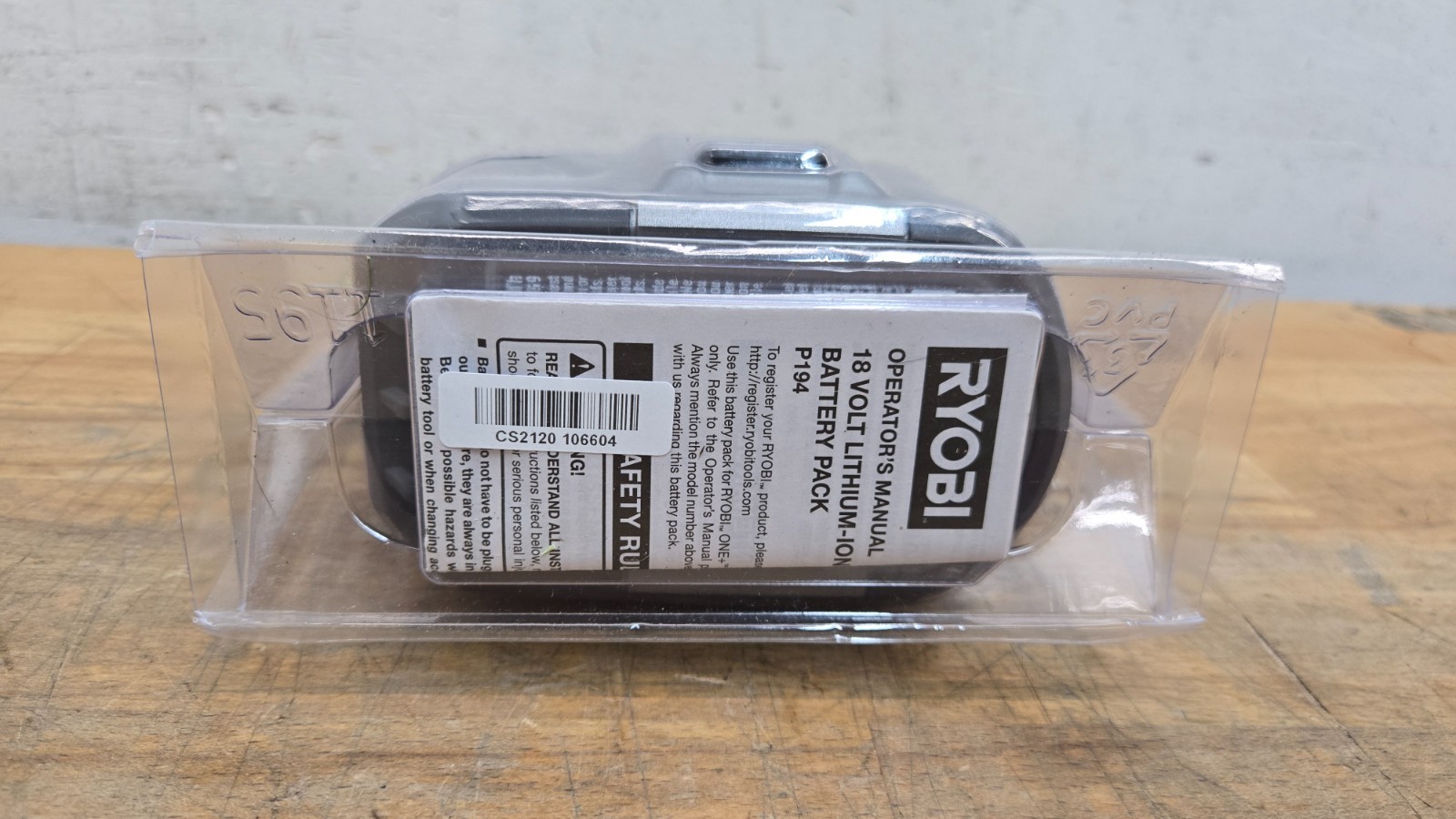 Ryobi P194, 9Ah, 18V Lithium High Performance Power Tool Battery *NIB*