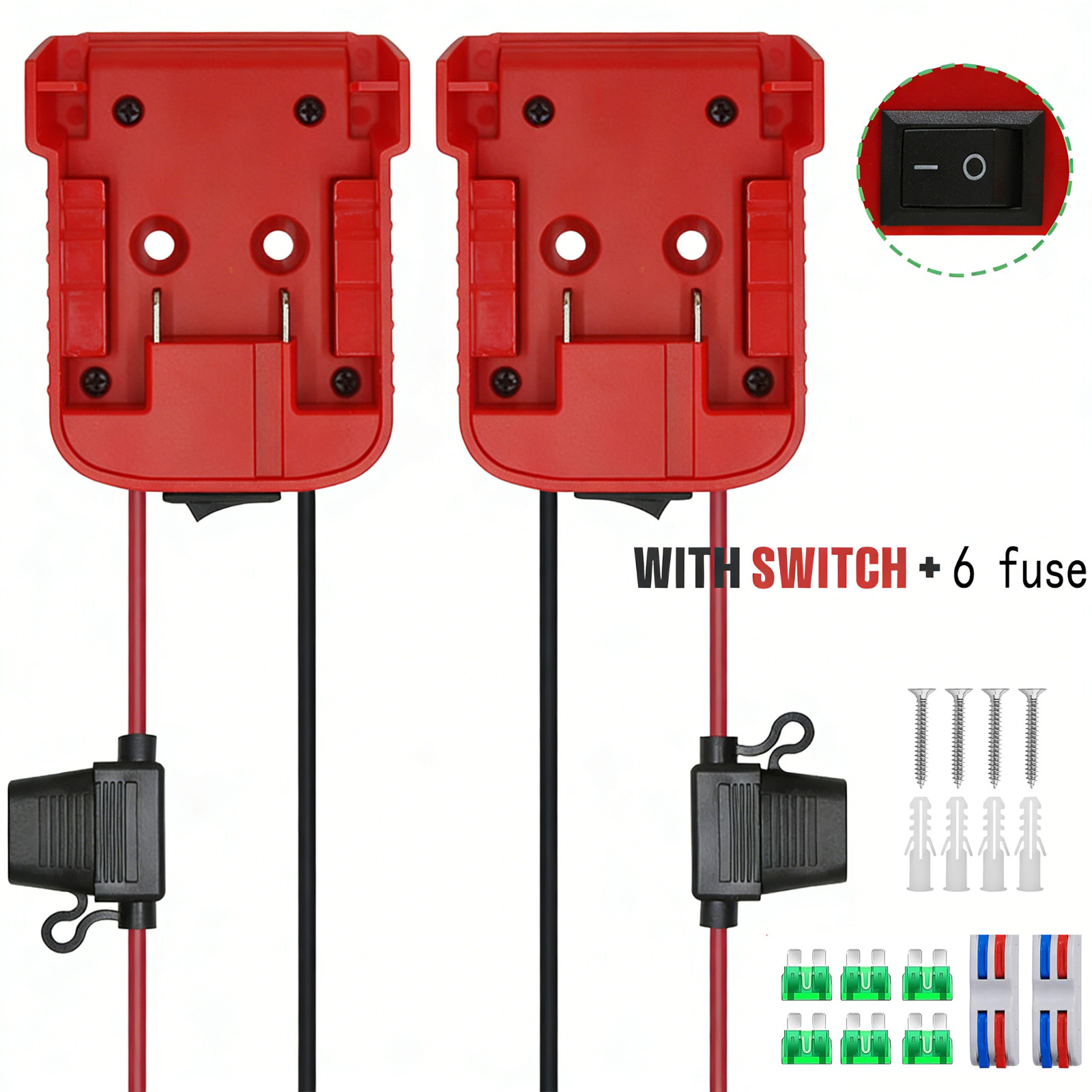 18V to 12V Power Wheel Adapter Compatible with Milwaukee 18V Battery for DIY Car