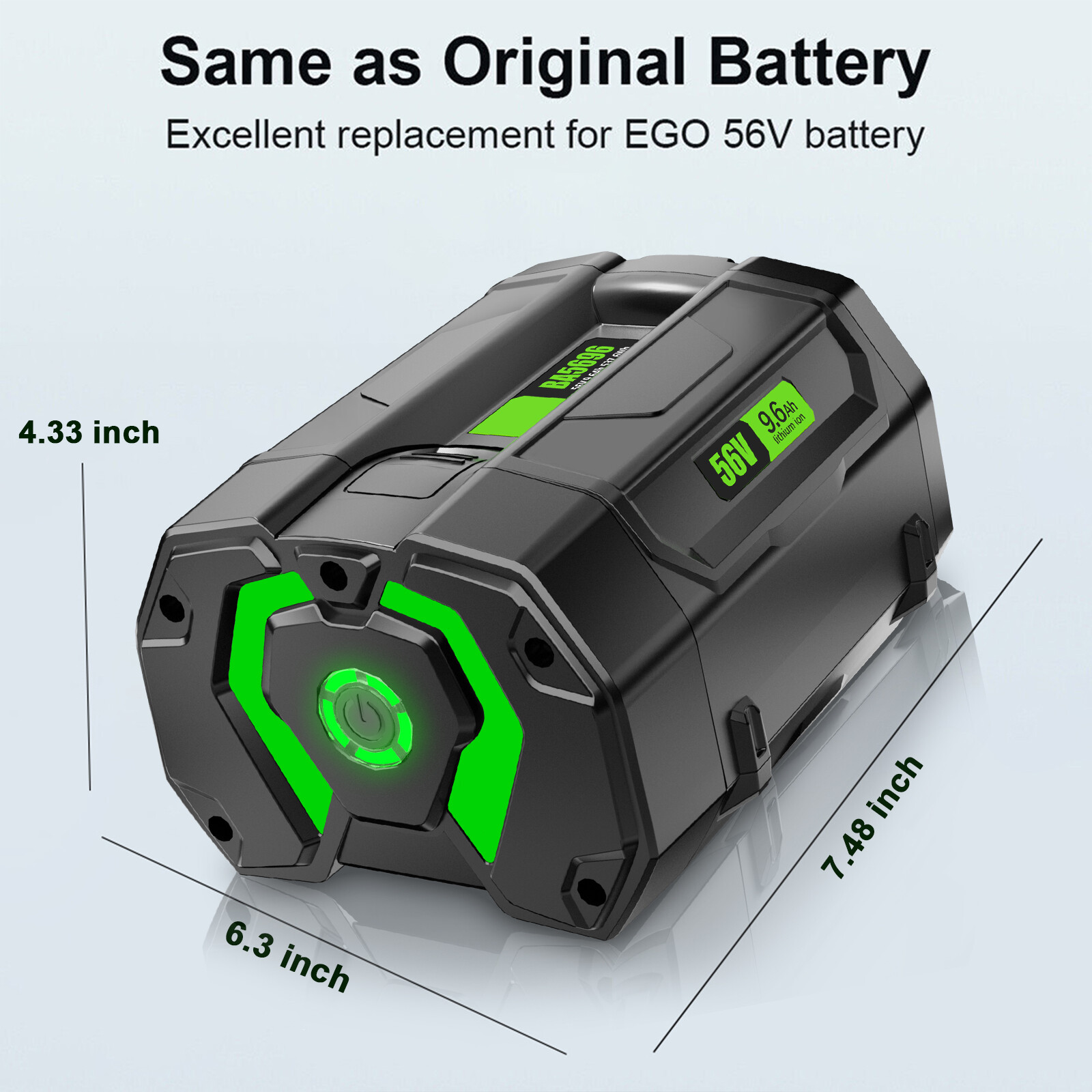 For EGO Power+ 56V BA5600T 9.6Ah / 5.0Ah Lithium Battery BA4200 BA2800T BA1400