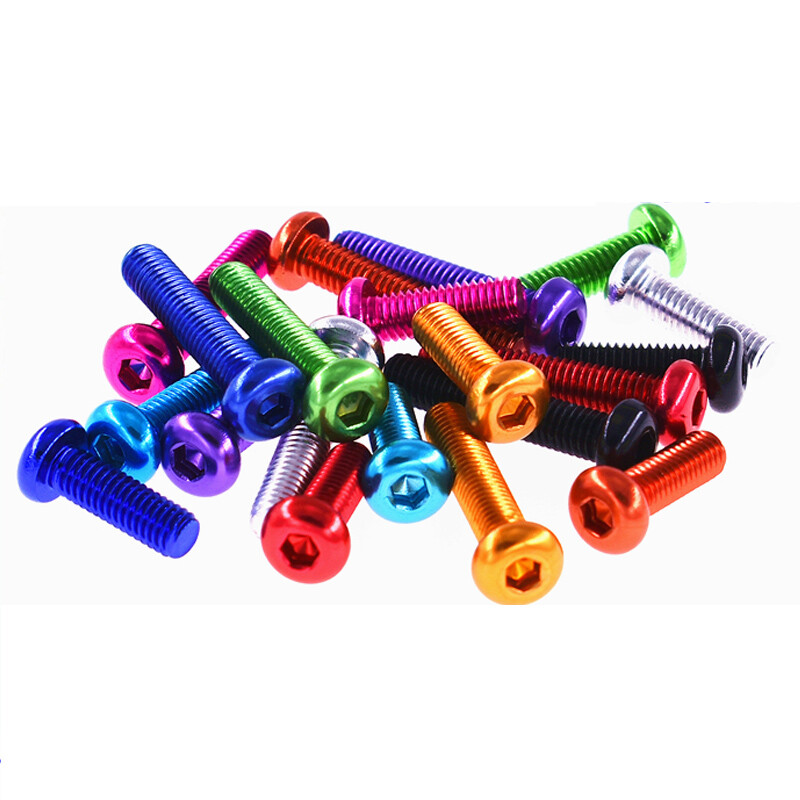 M4 Aluminum Alloy Hex Socket Pan Head Allen Bolts Screws 10mm 12mm