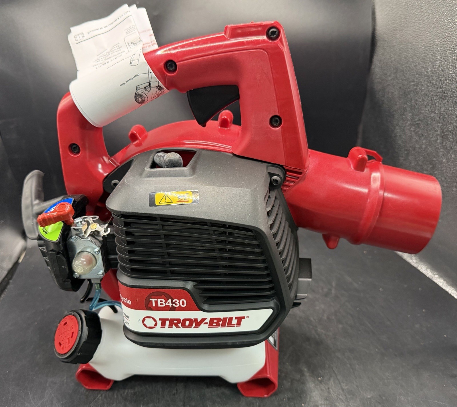 Troy-Bilt 41AS99BS766 TB430 25cc 430 CFM/200 MPH 2-Cycle Gas Leaf Blower