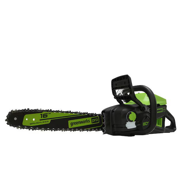 Greenworks CS80L05 80-volt 16-in Battery Chainsaw Battery charger Not Included