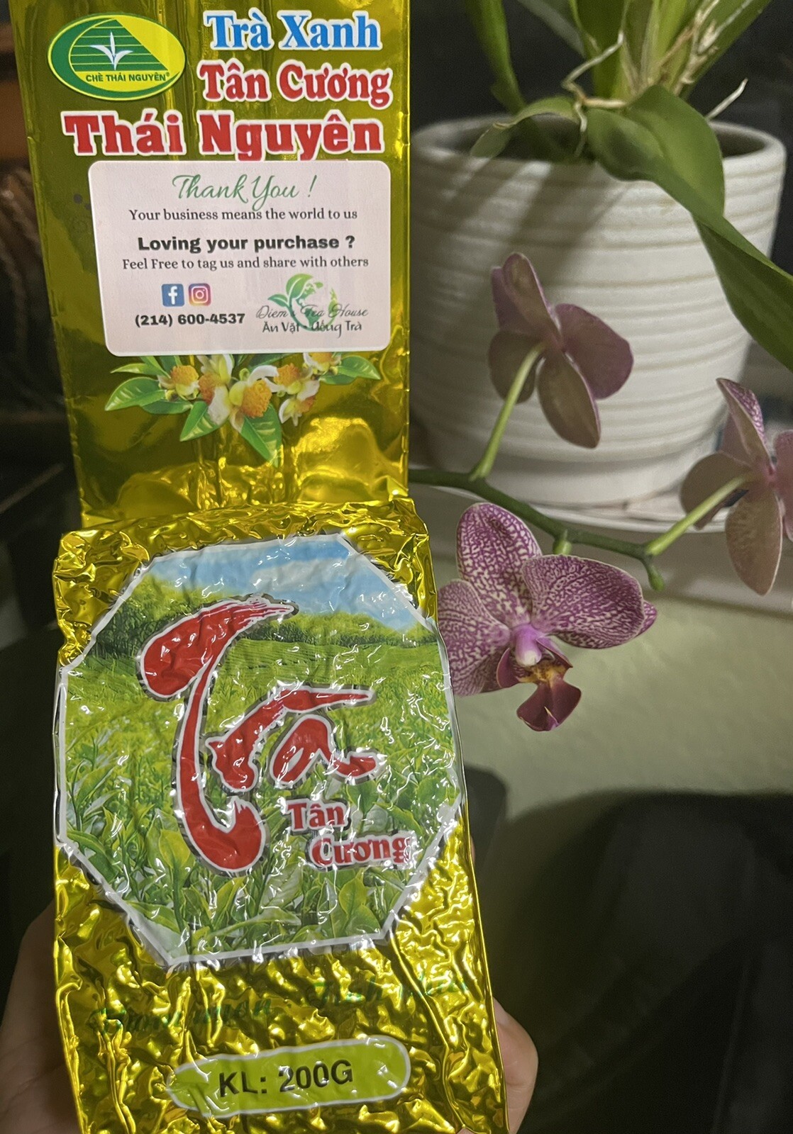 VietNam Tan Cuong Thai Nguyen Green Tea 200g – Trà Xanh Tân Cương Thái Nguyên