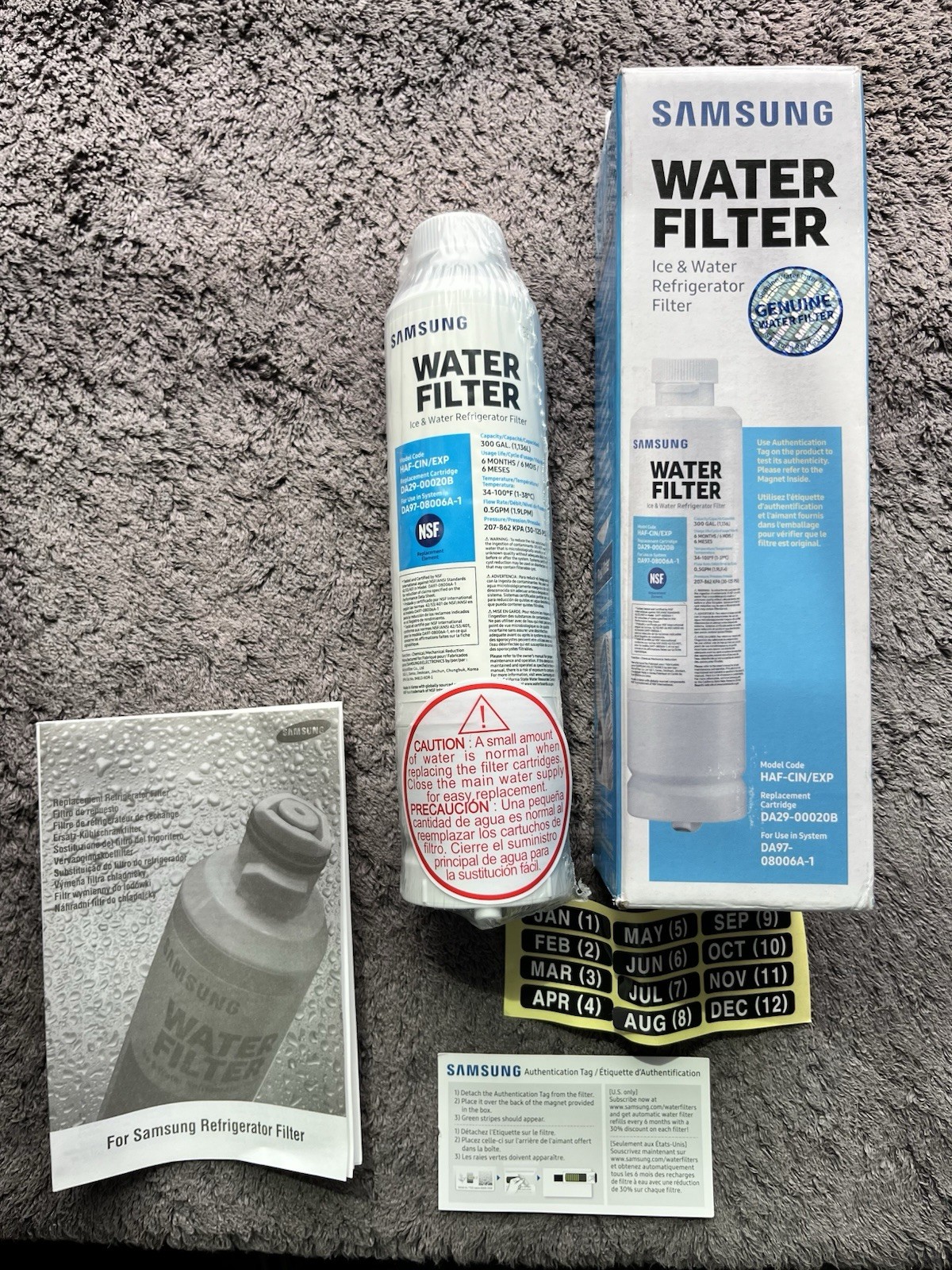 Samsung DA29-00020B HAF-CIN/EXP Refrigerator Ice & Water Filter Genuine New