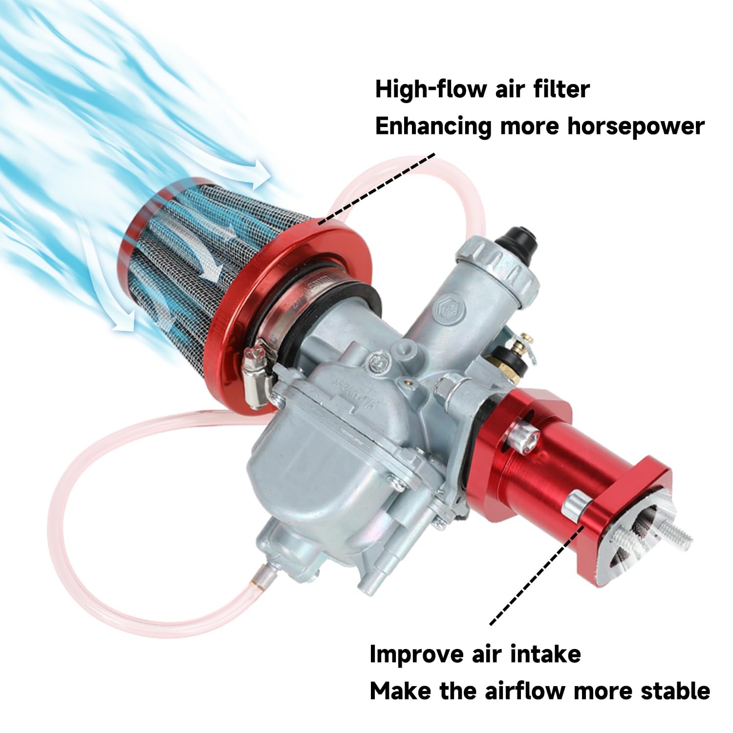 26mm Carburetor for Predator 212cc 196cc Mini Bike Go Kart GX160 GX200 6.5hp