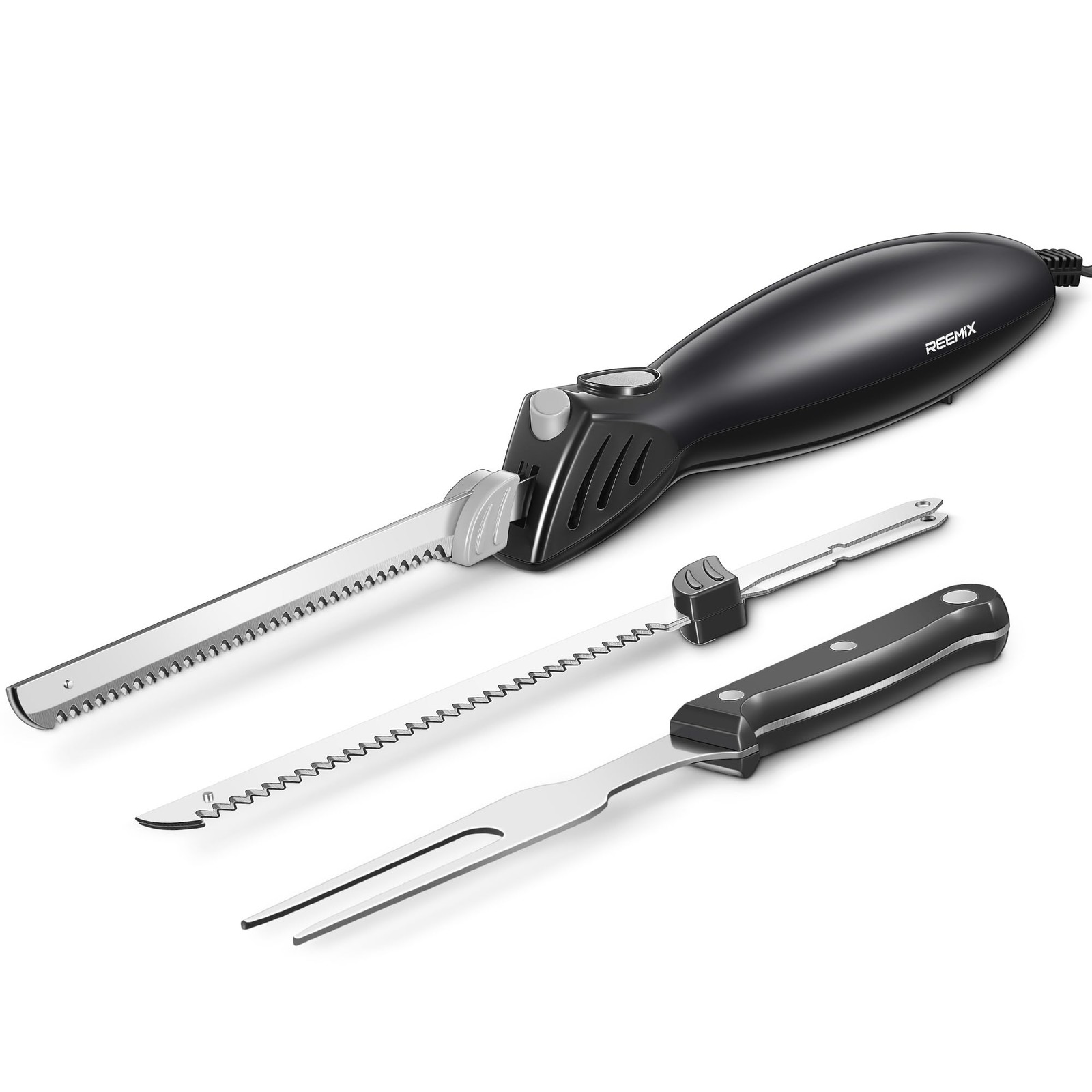 Electric Knife, Z3042 Electric Knife Set for Carving Meats, Poultry, Bread, C…