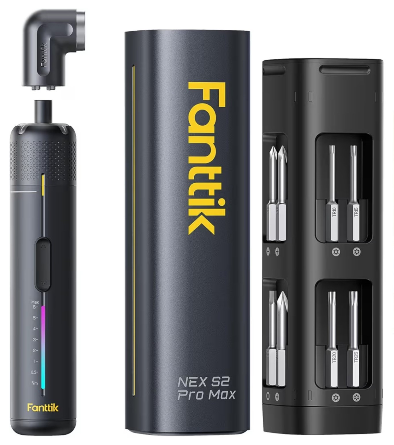 Fanttik NEX S2 Pro Max 3.7V 6.0N.m 250RPM Fast Charge 19pc Kit Case