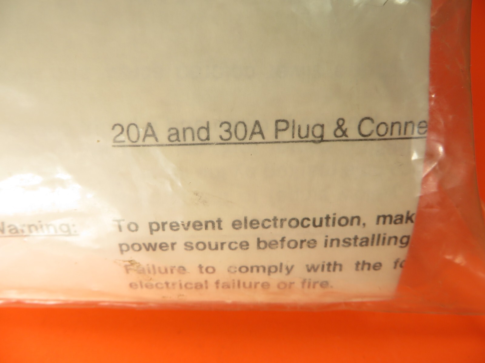 Generator 30amp, 125/​​250volts, Female Connector Honda 32313-ZA0-630 Sealed
