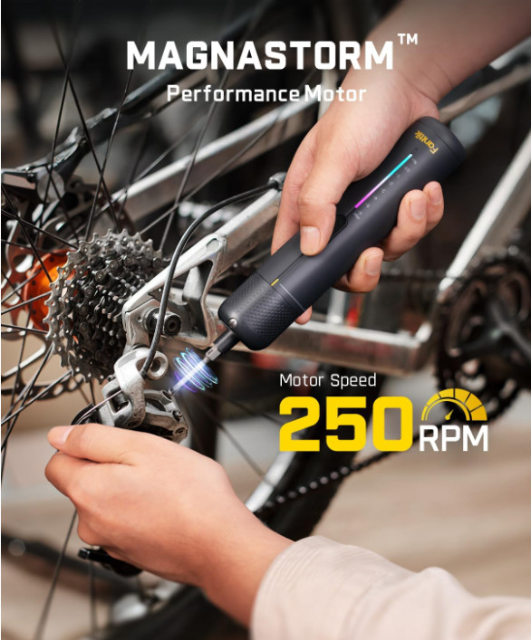S2 Pro Electric Screwdriver Set Cordless 7 Torque 20 Bits w/ 90° Adapter