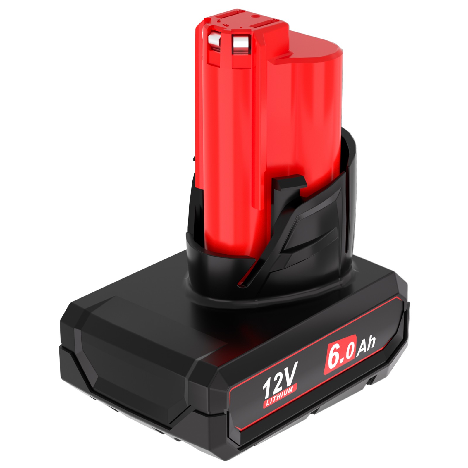 2Pack 6.0Ah Battery For Milwaukee for M12 LITHIUM Extended Capacity 48-11-2460