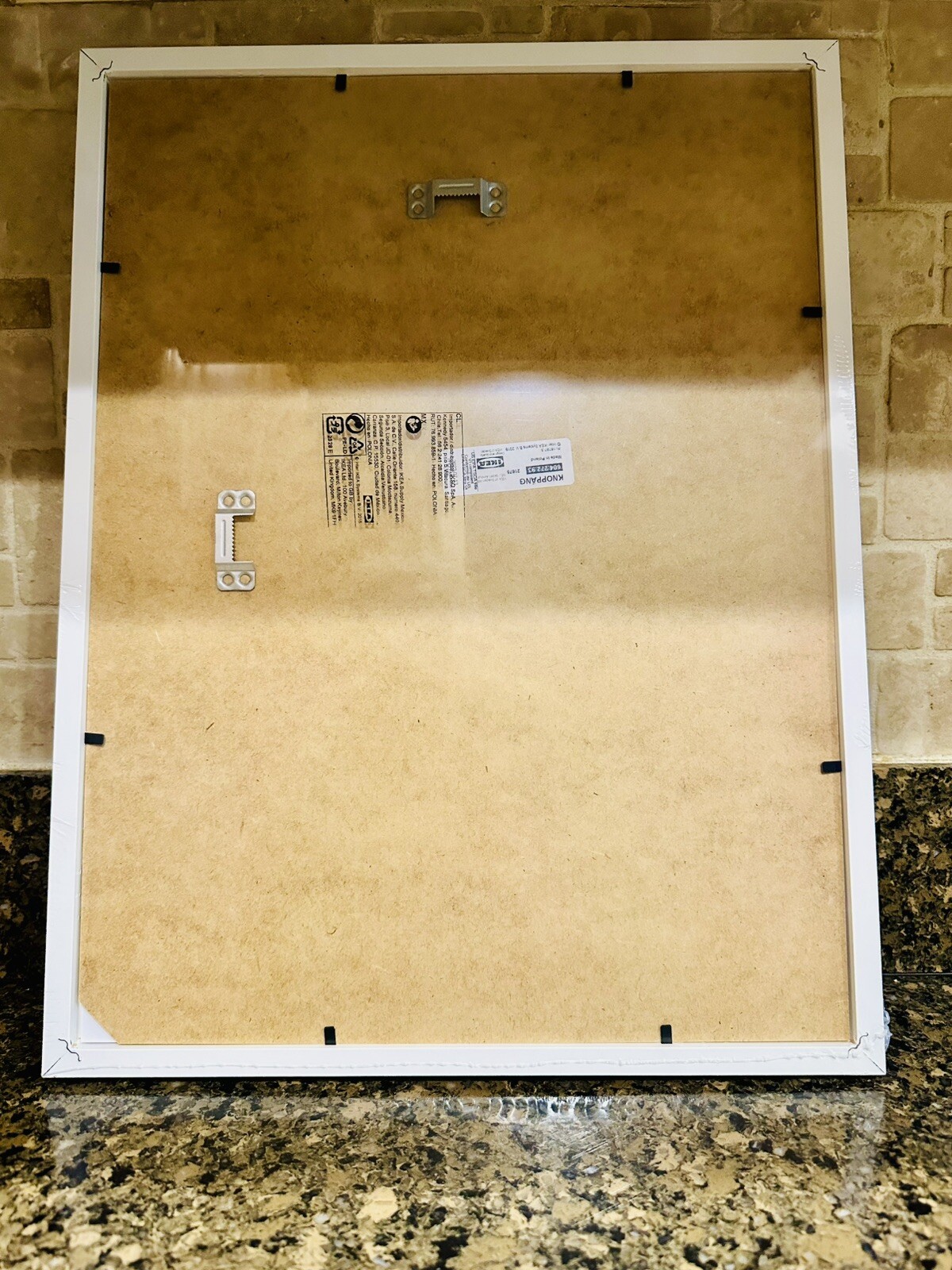 NEW SEALED IKEA KNOPPANG WHITE PICTURE PHOTO FRAME 31 CM X 41 CM (12” X 16”)