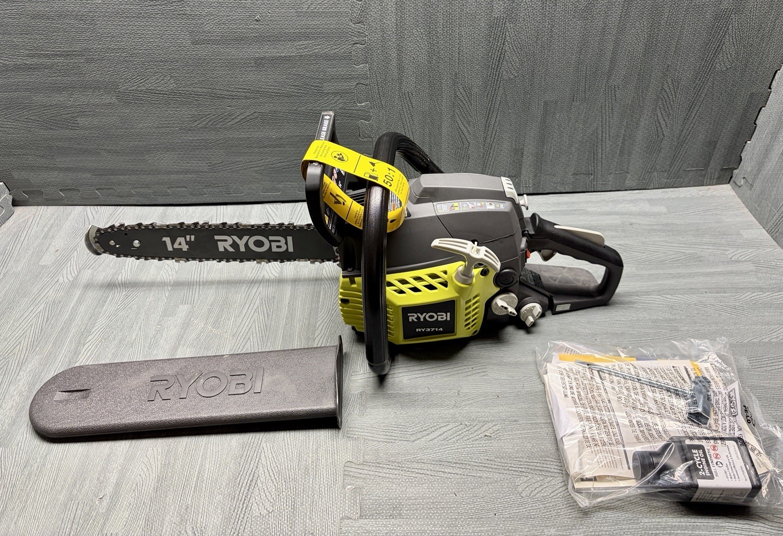 RYOBI Chainsaw NEW 14 in Gasoline 37CC 2-Cycle Gas Chainsaw