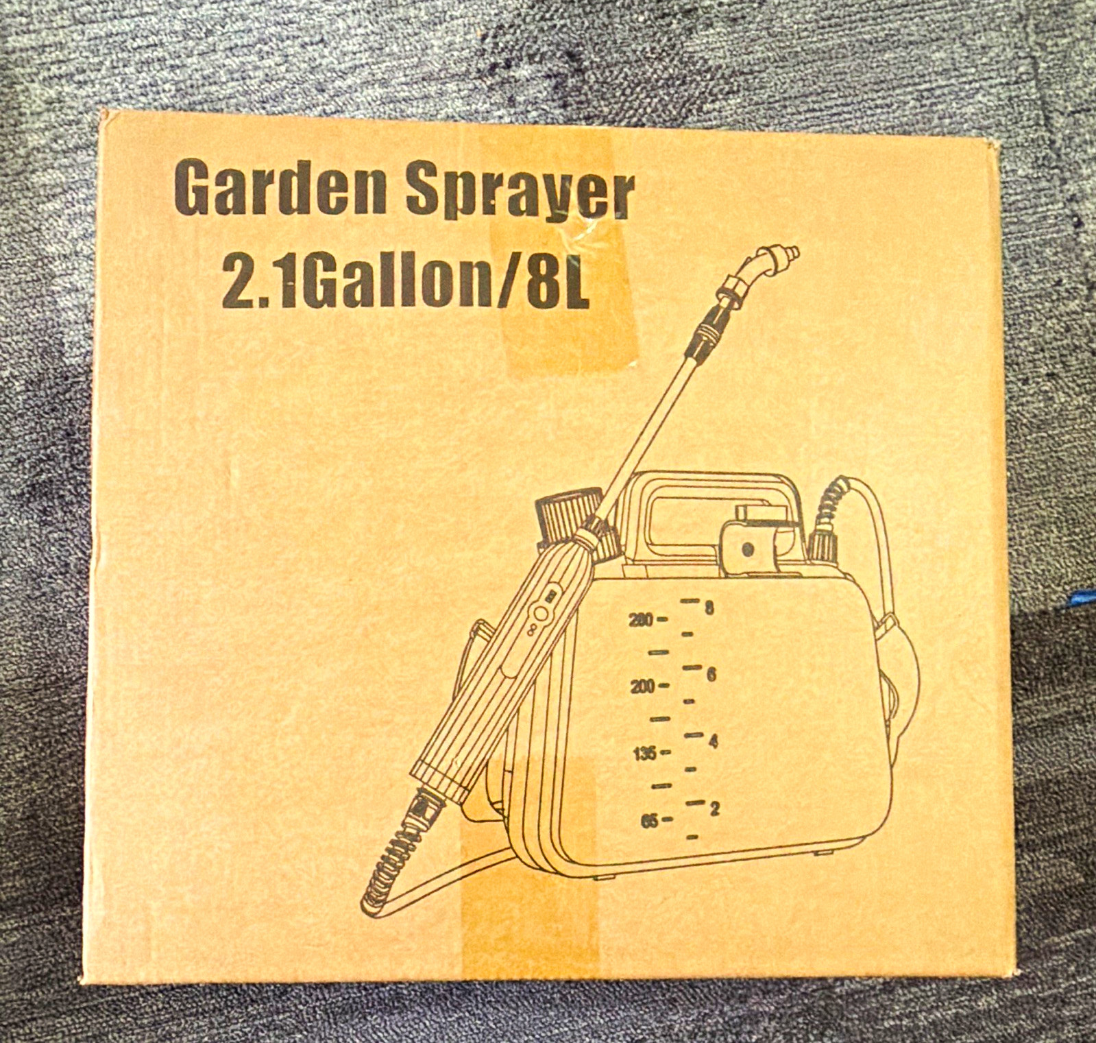 Tank Garden Sprayer, 2.1 Gal / 8 L Capacity, Green (MPN XDK-8787)