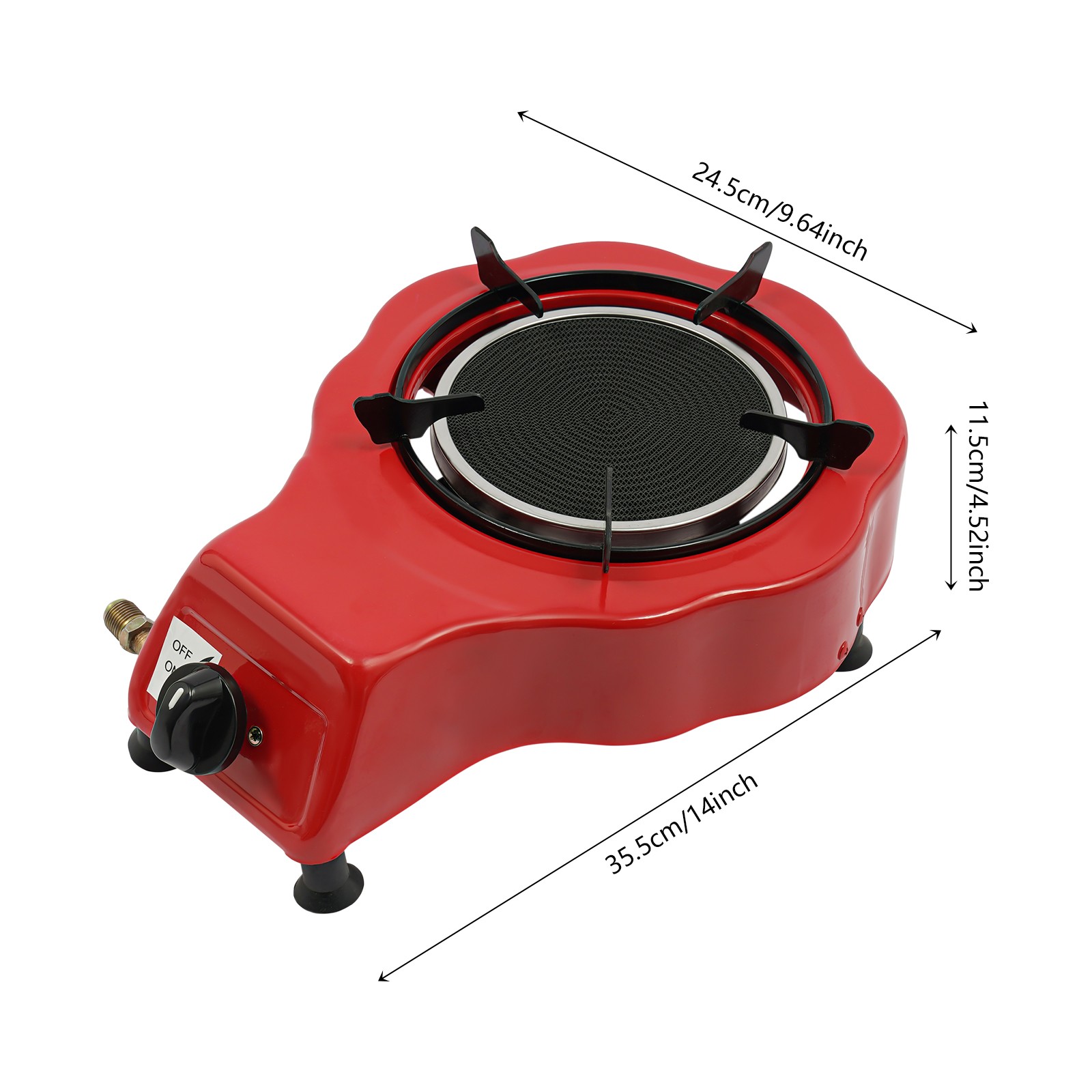 Single Burner Red Gas Stove Portable Gas Stove Gas Stove