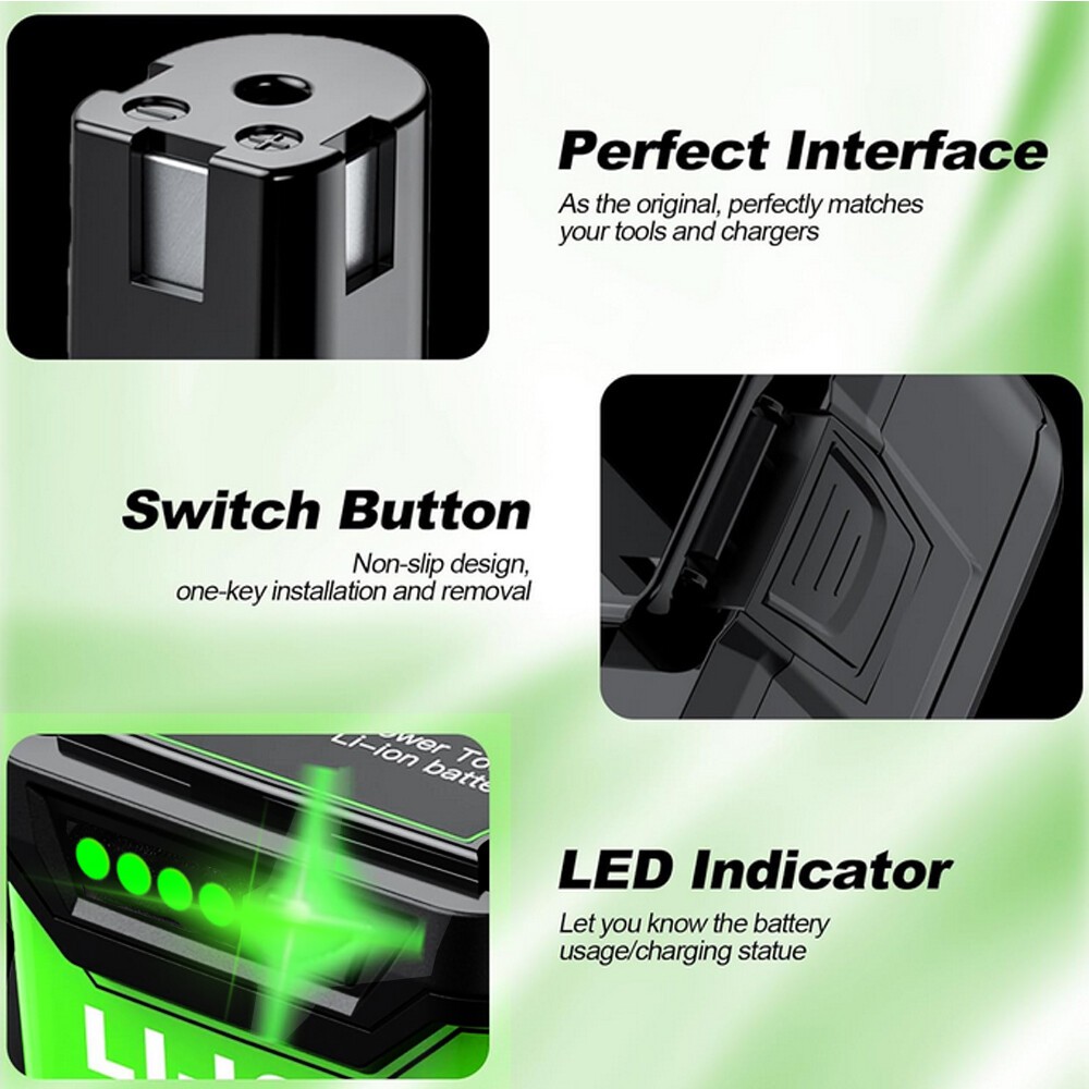2PACK For RYOBI 18V 8.0Ah P108 High Capacity Battery Lithium-Ion One Plus NEW