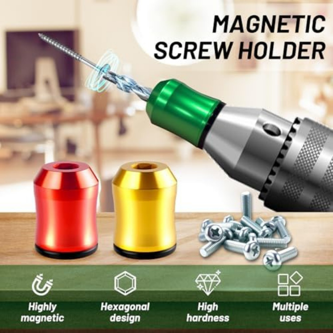 3Pcs Magnetic Screwdriver Head Ring Set for Drills Power Bits – DIY Repair Tool