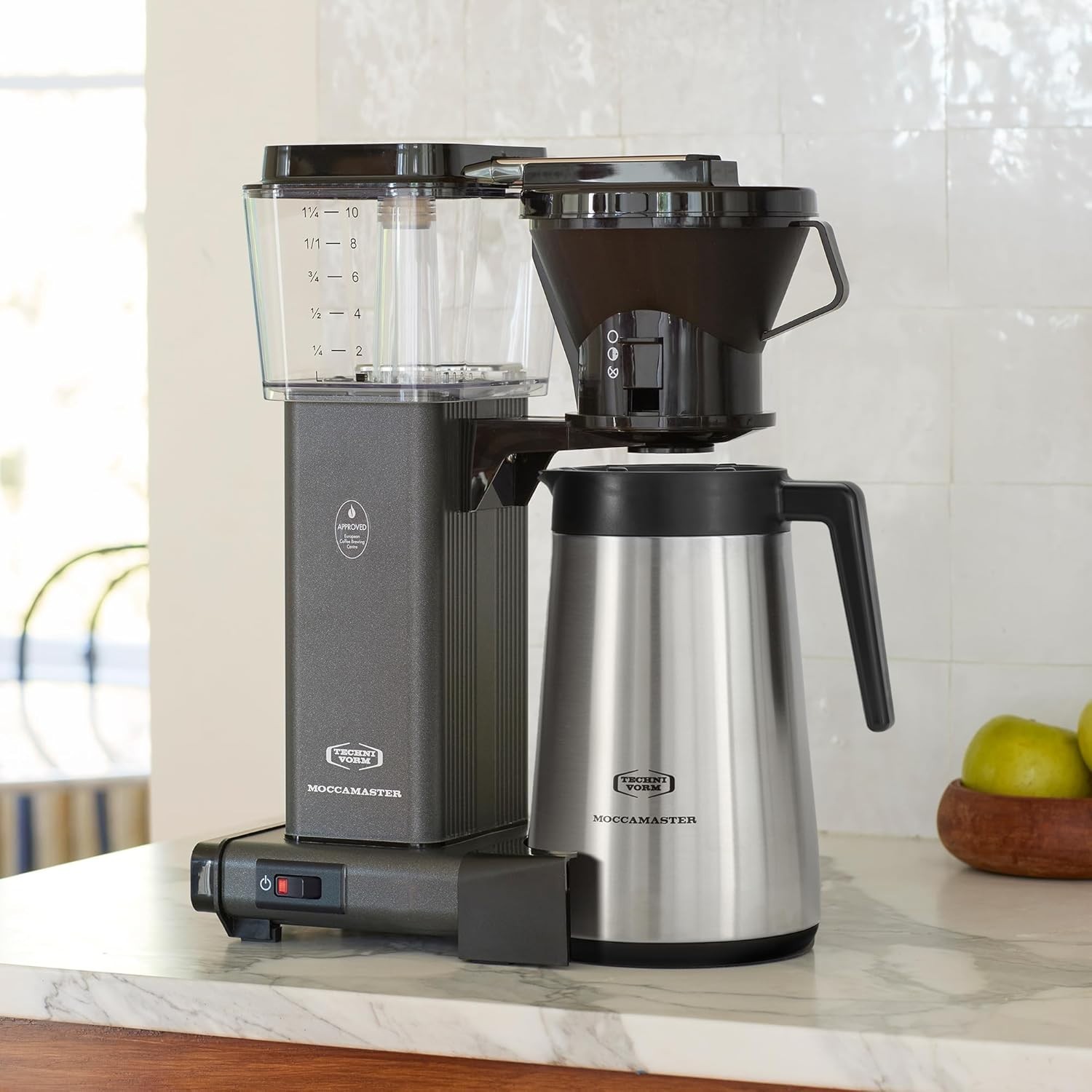 Technivorm Moccamaster 79115 KBT Coffee Brewer Machine Stone Gray 40 Oz Ounce