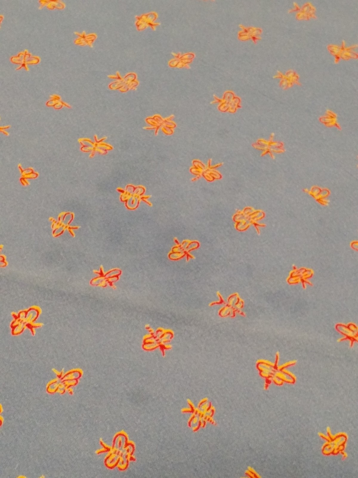 Vtg Williams Sonoma Provence Blue Red Floral Tablecloth Bees 70×102