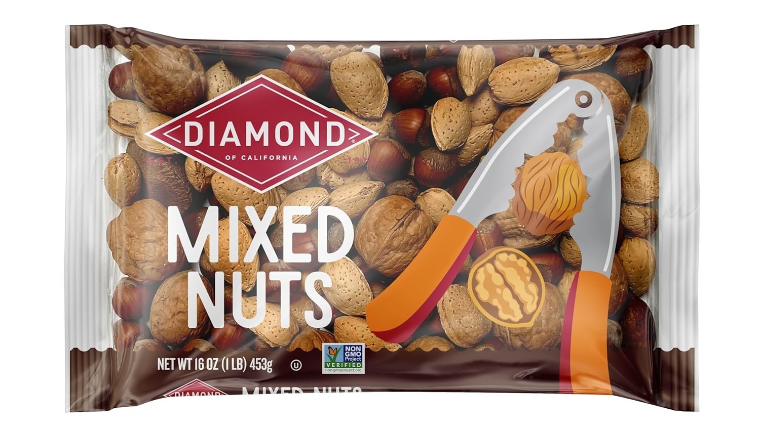 Farm-Fresh Raw In-Shell Mixed Nuts – 16 oz. Resealable Pouch for Easy Snacking