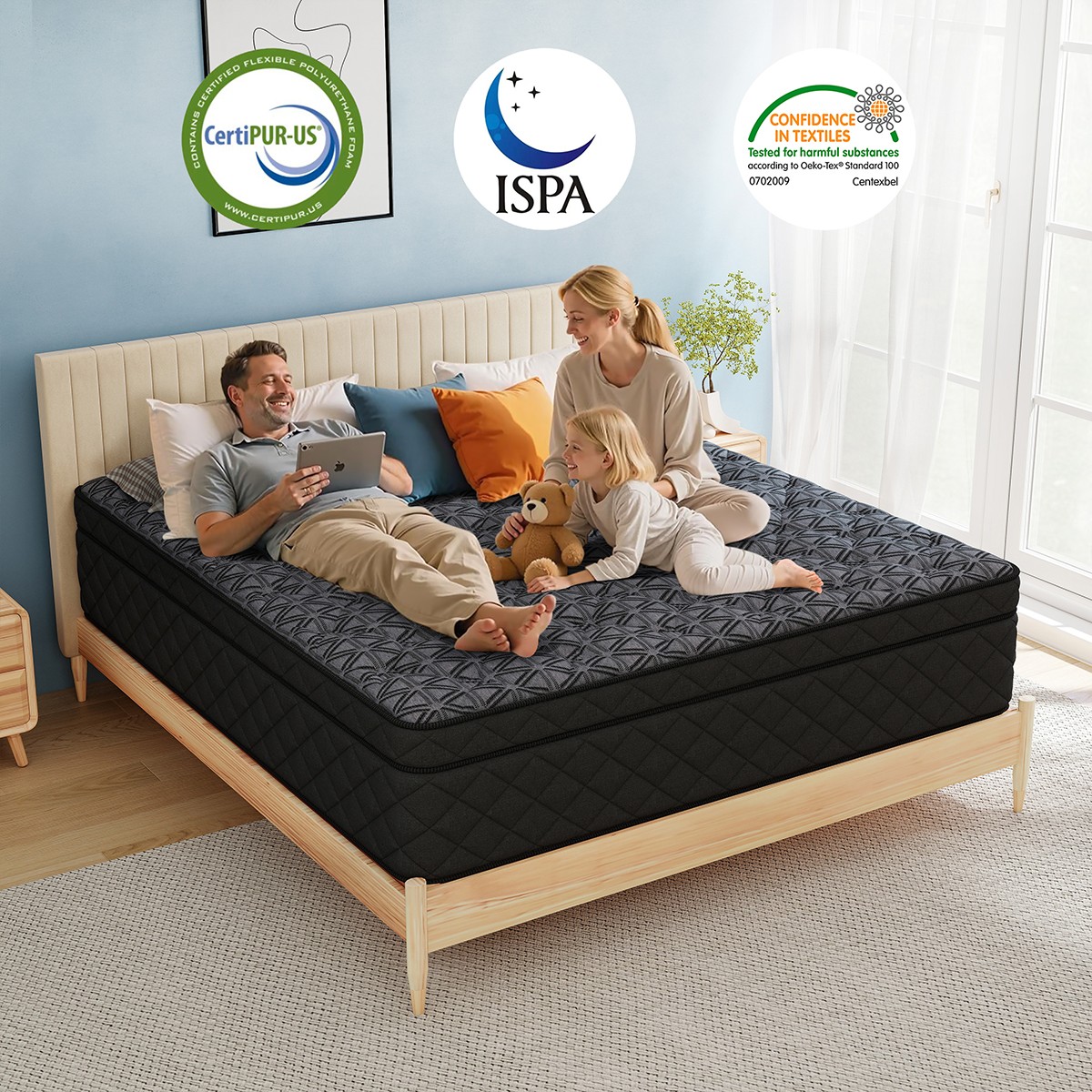 12″ 14″ Twin Full Queen King Mattress In a Box Pocket Spring Gel Memory Foam