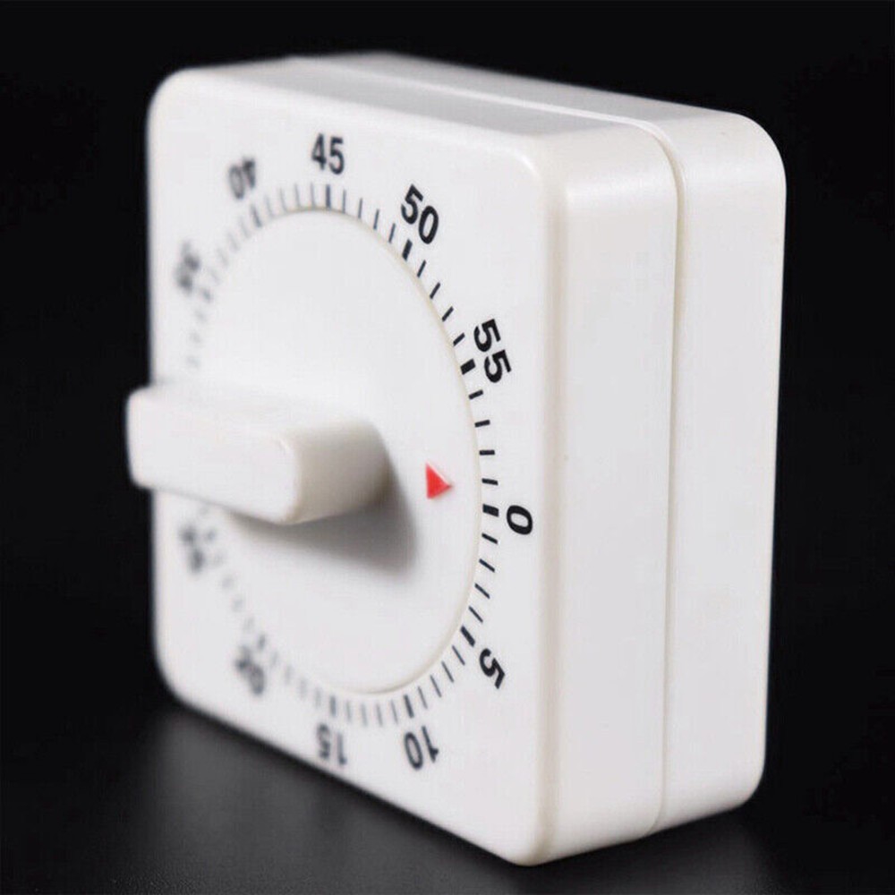Mechanical Timer Game Count Down Counter 1Hr/60Min Alarm Kitchen Cooking Tool