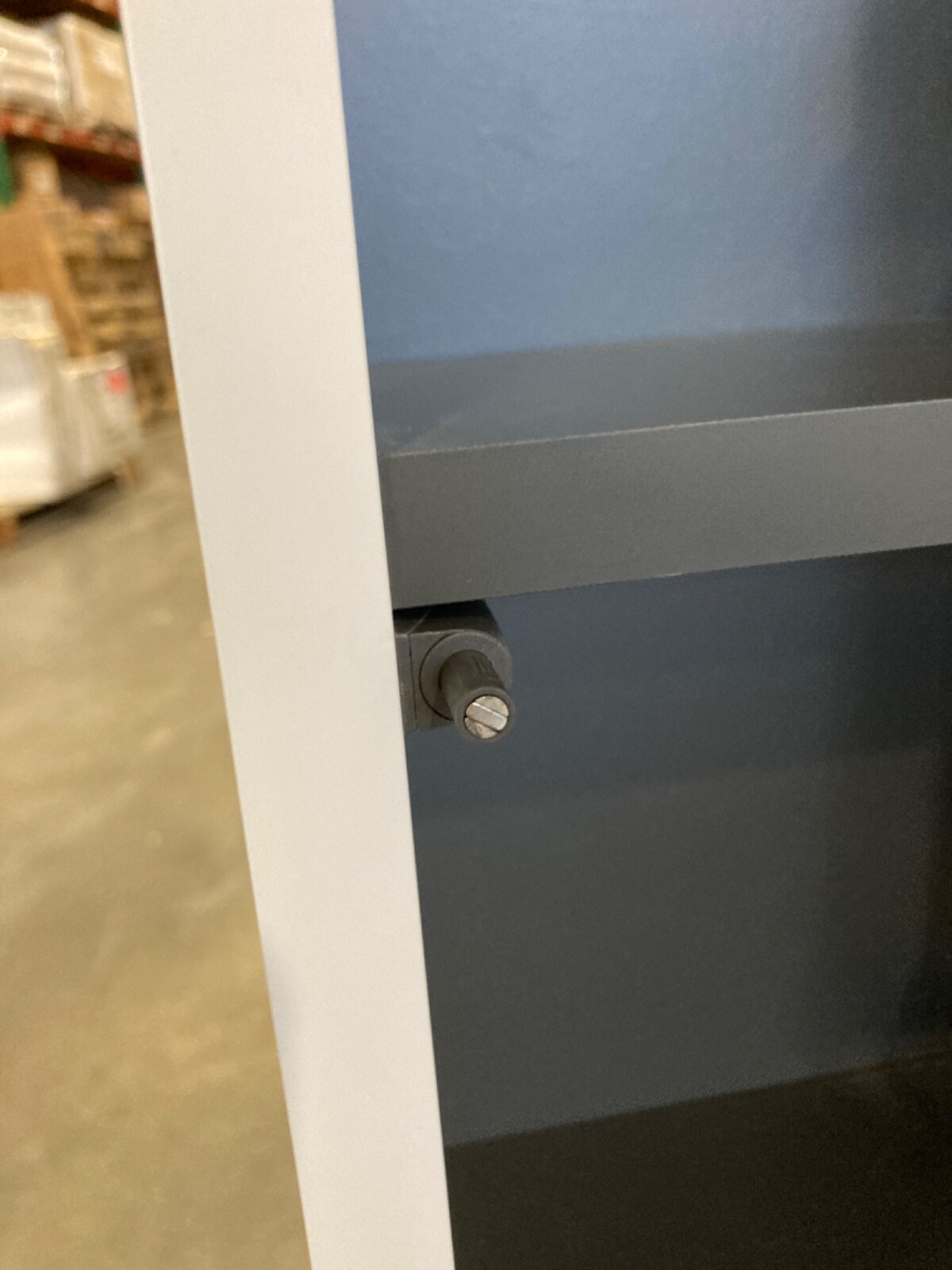 Falper Pure White Floating Shelf Push-to-Open Right-Hinged, Left Opening UD1-DX