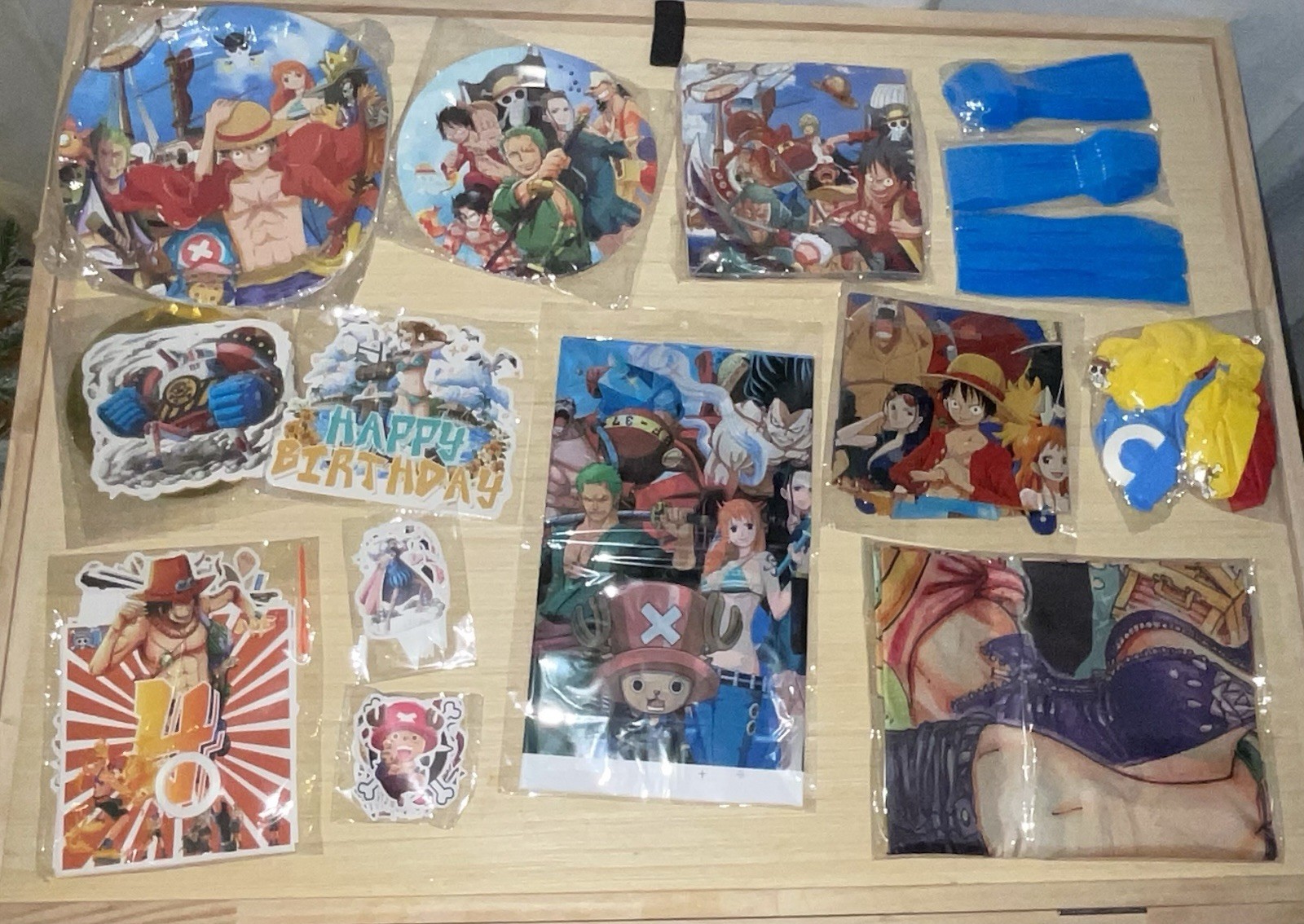 Anime “One Piece” Birthday Decorations – 190 PCS