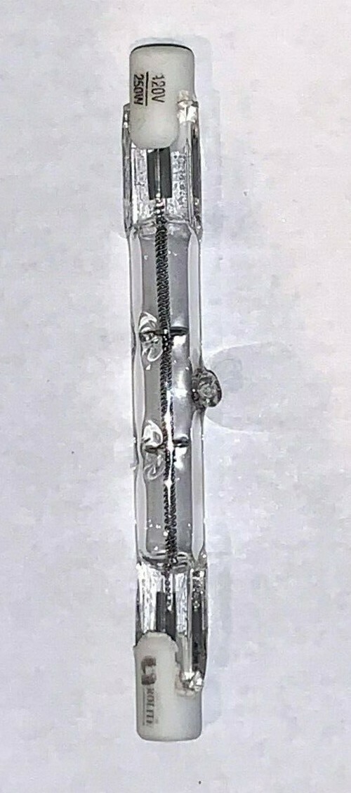 250W – 120V 3000K 78mm Double Ended T4 Base Hgn Lamp (6 Pack)
