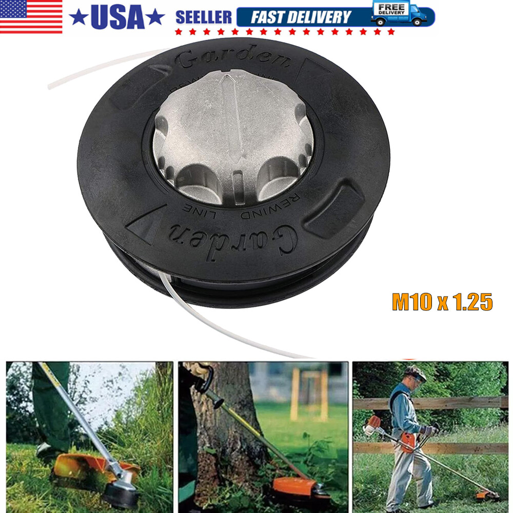 Universal Trimmer Head Replacement Strimmer Bump Feed Line Spool Cutter Grass