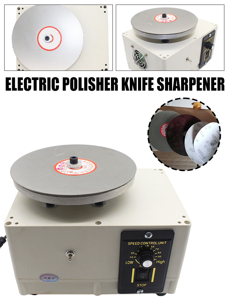 Electric Polisher Knife Sharpener Hairdressing Scissors Manicure Knife 0-4000RPM
