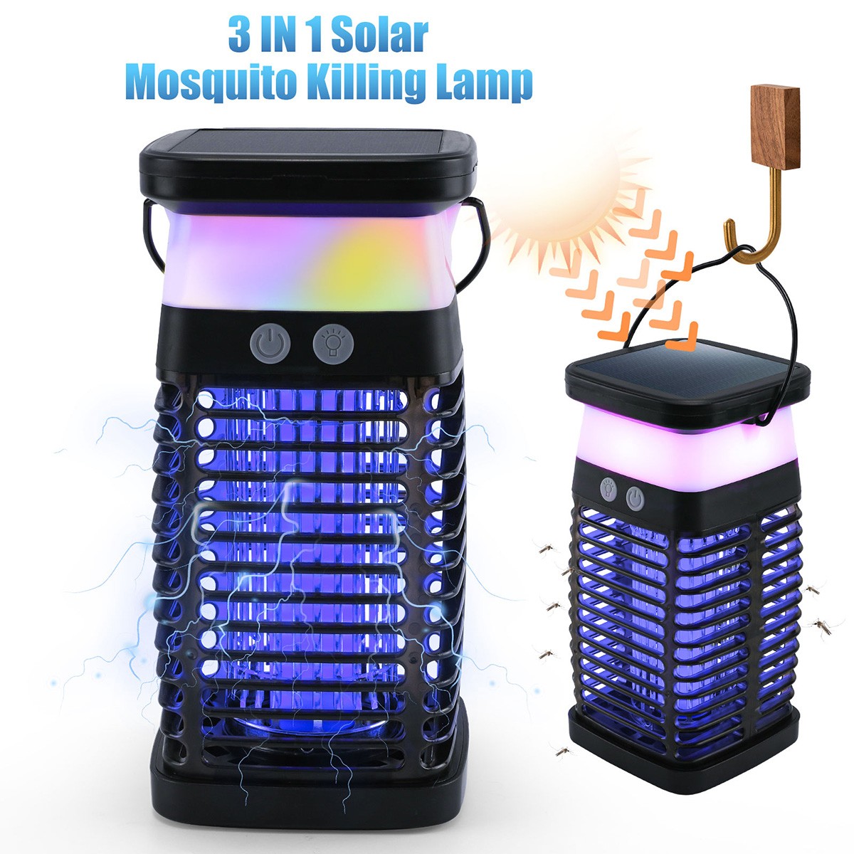 Electric Fly Bug Zapper Mosquito Insect Killer LED Light Trap Pest Control Lamp