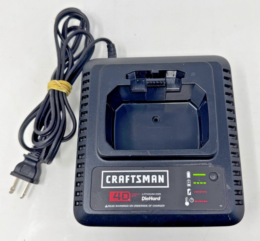 Craftsman 40V Max DieHard Lithium Ion Battery Charger Model: 900.98024
