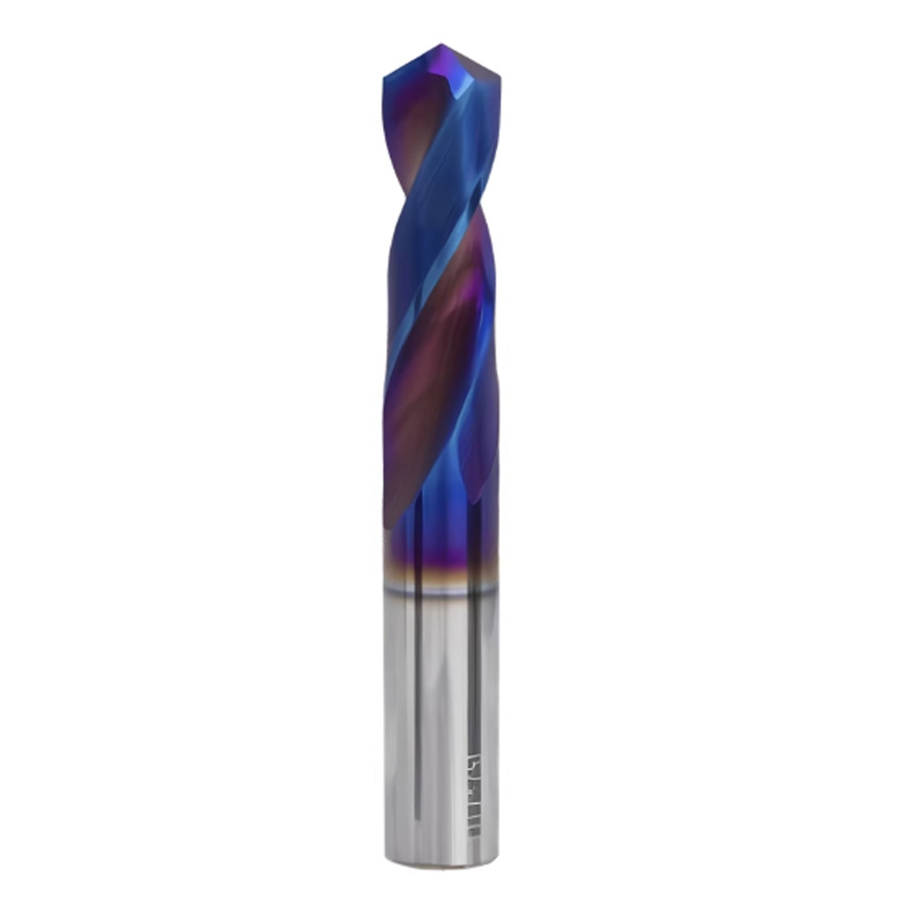 50Pcs 4.6mm HRC65 Solid Carbide Drill Bit 2-Flute Straight Shank Twist
