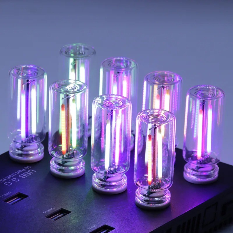 USB Car LED Lighting Retro Auto Mood Lamps Night Lamps USB Touch Night Light