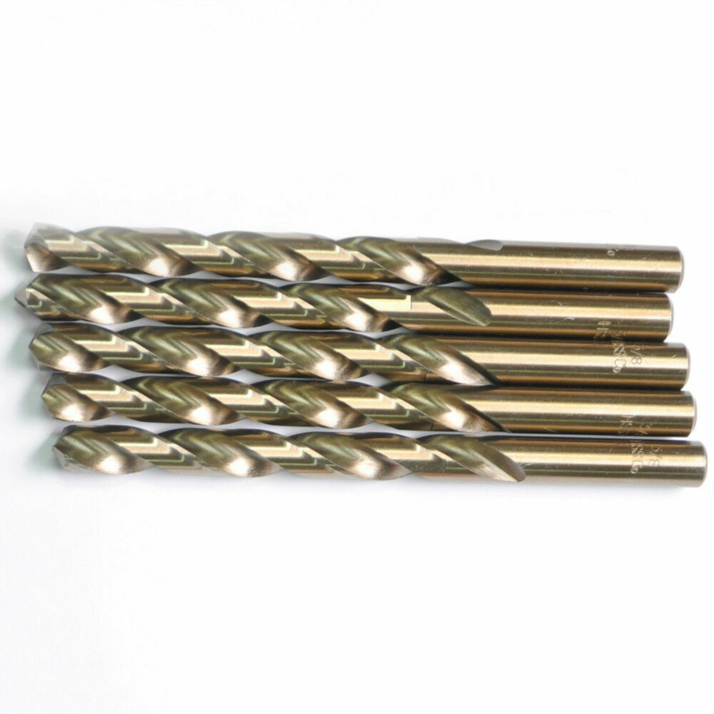 Drillforce 1/16″-1/2″ Cobalt Drill Bit Set HSS M35 Jobber Length Metal Drill Bit
