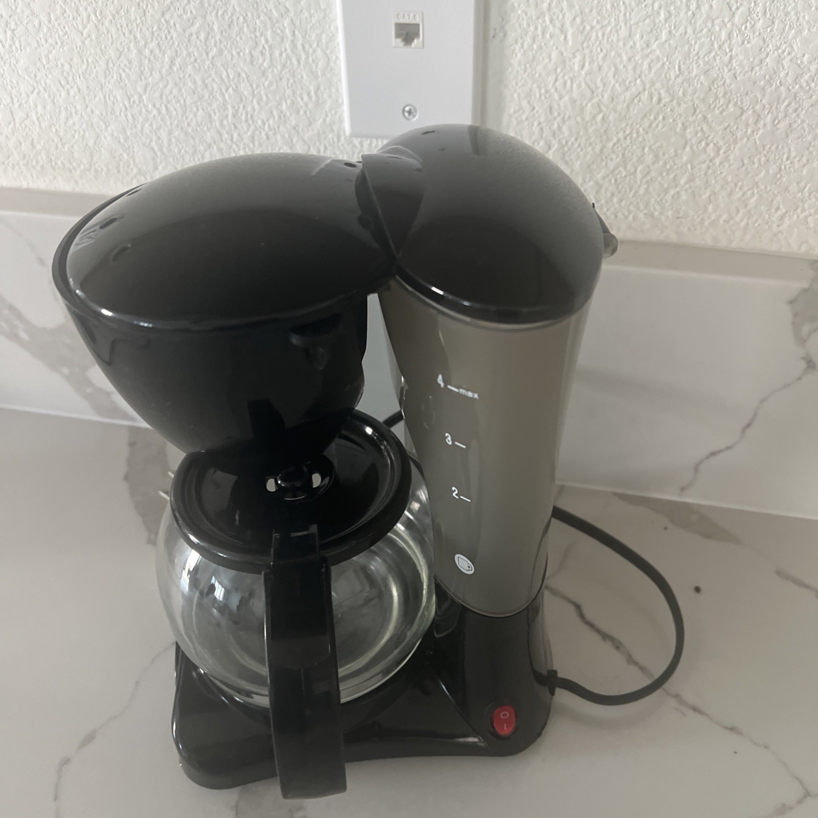SP USA Coffee Maker 4 Cup Model CM01 – Black