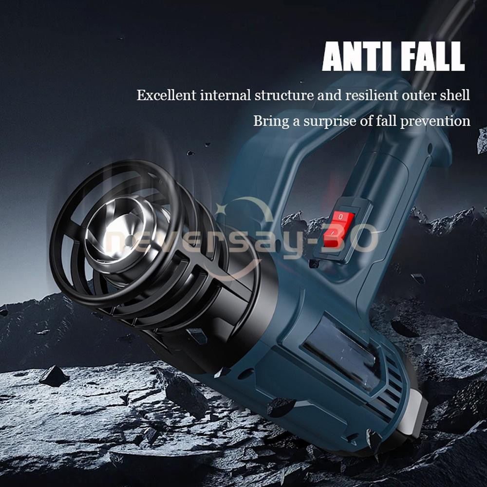 2500W Heat Gun Electric Hot Air Gun Dual Temperature Power Heater 4 Nozzles Tool