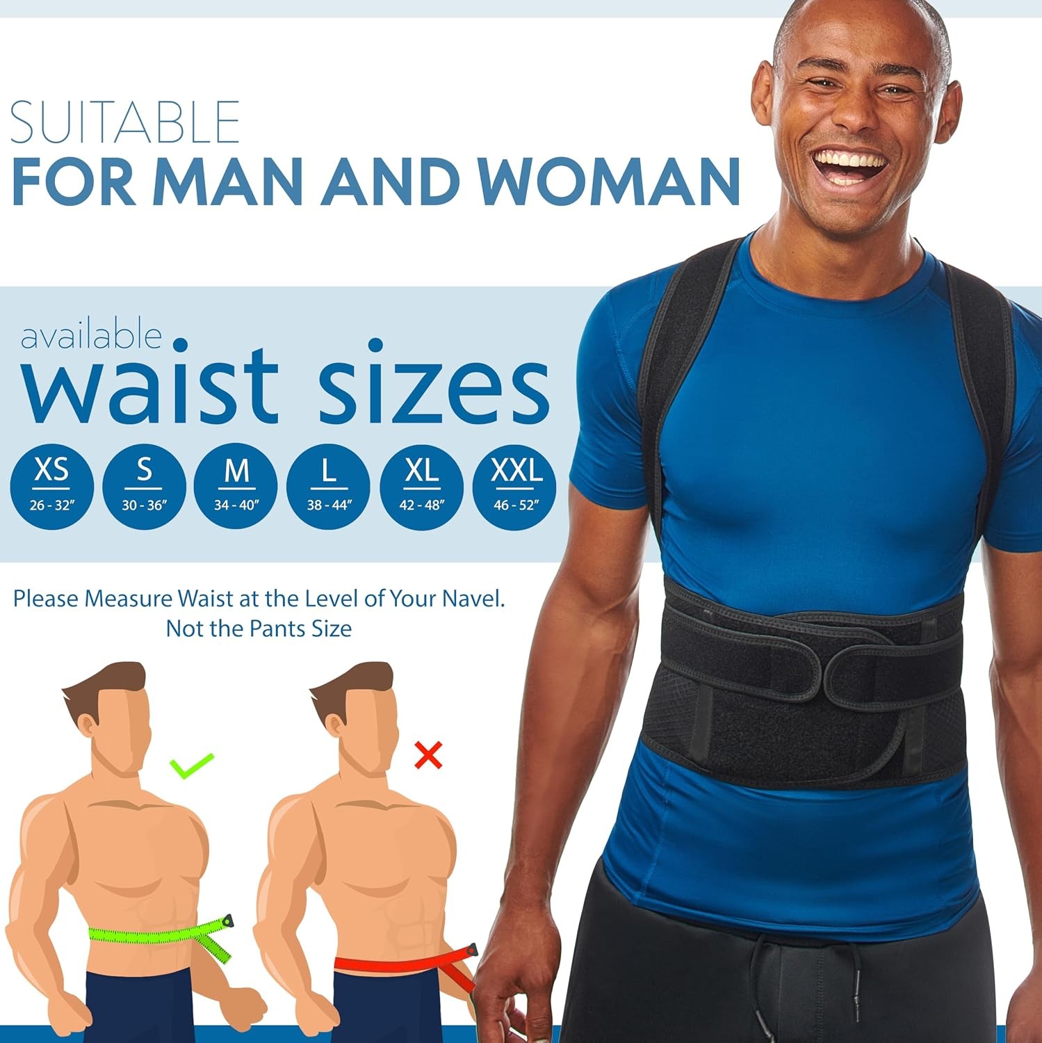 Selbite Posture Corrector for Men and Women – Back Brace for Upper and Lower…