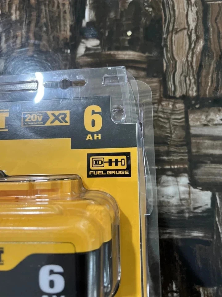 2X New Dewalt DCB206 20V Max XR 6.0Ah Lithium Ion Batteries Li-ion DCB206-2