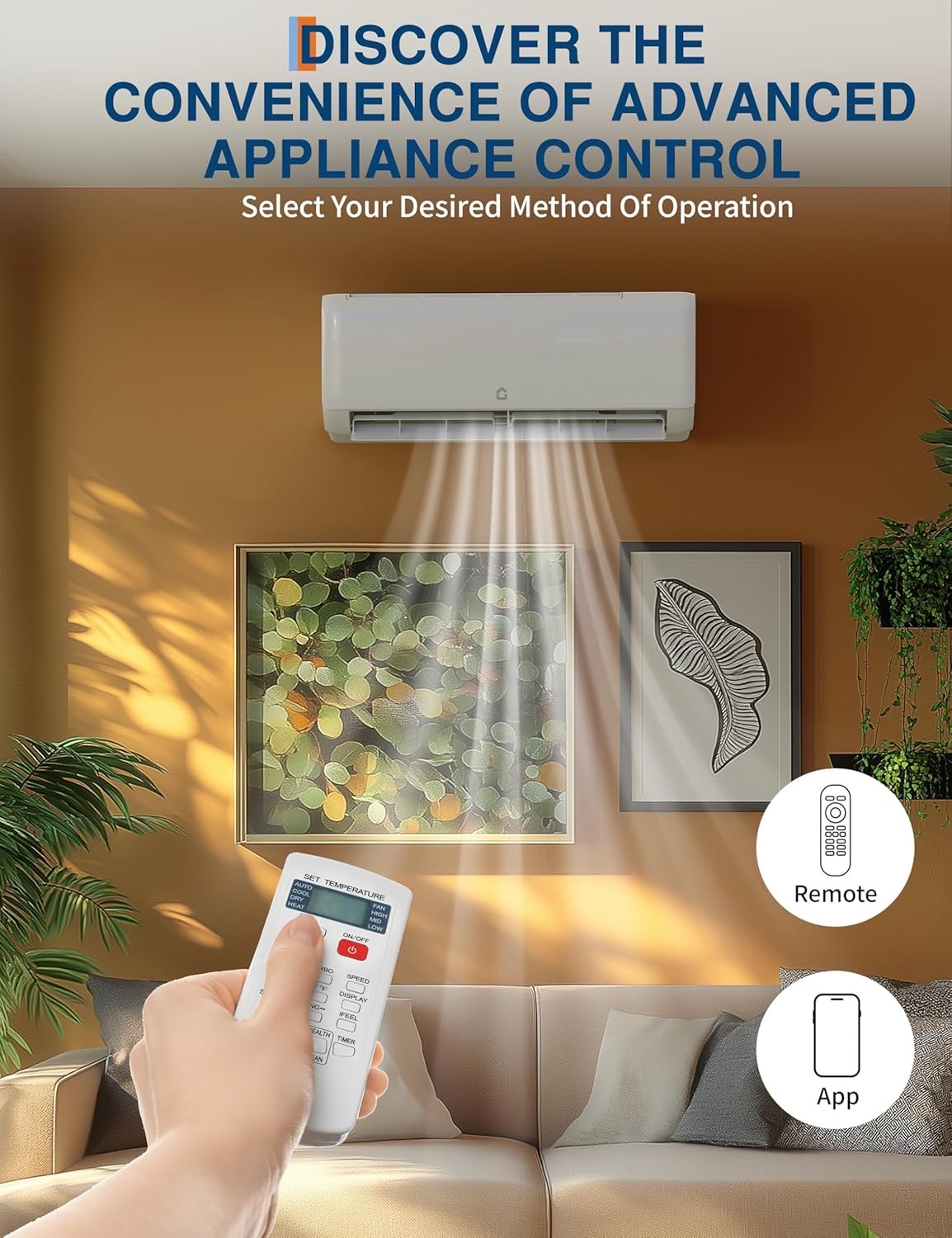 ✅24000 BTU Mini Split Air Conditioner & Heat Pump 19 SEER2 Ductless Mini Split