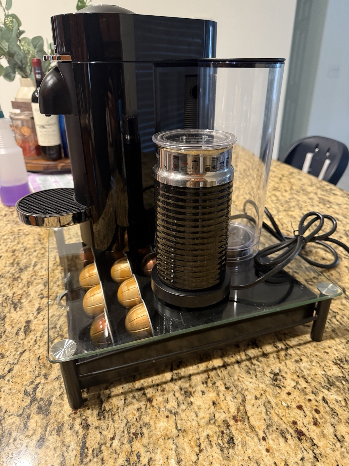 NEW Nespresso Vertuo Plus Deluxe Coffee & Espresso Maker Bundle w Aeroccino Milk
