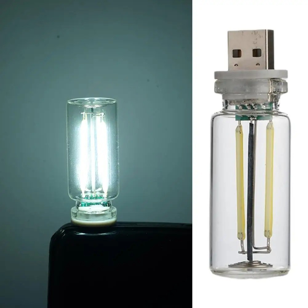 USB LED Night Light Touch Control Atmosphere Bulb Bedroom Mood Decor Lamp