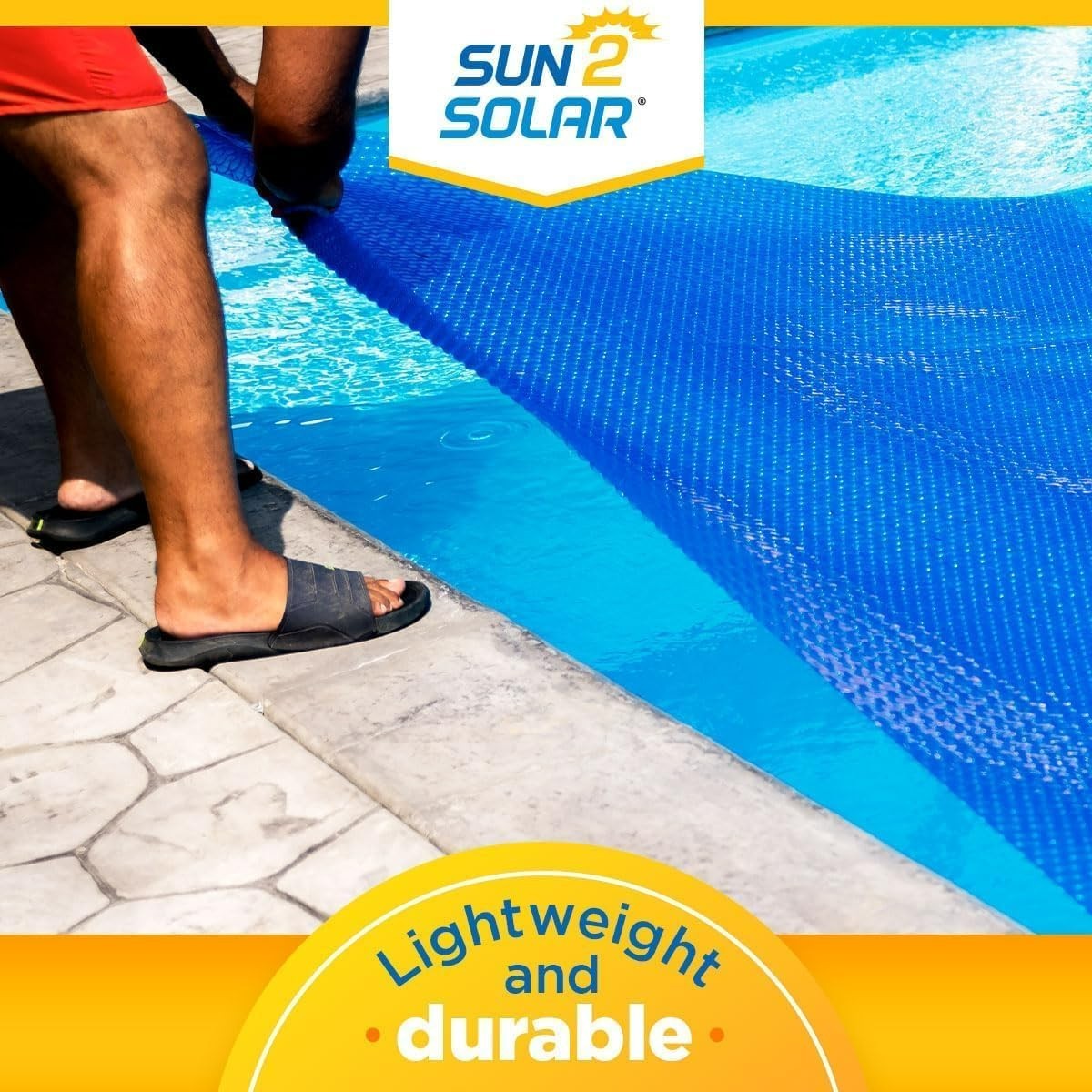 Sun2Solar 800 Series Solar Blanket Heater Cover for Round Swimming Pools