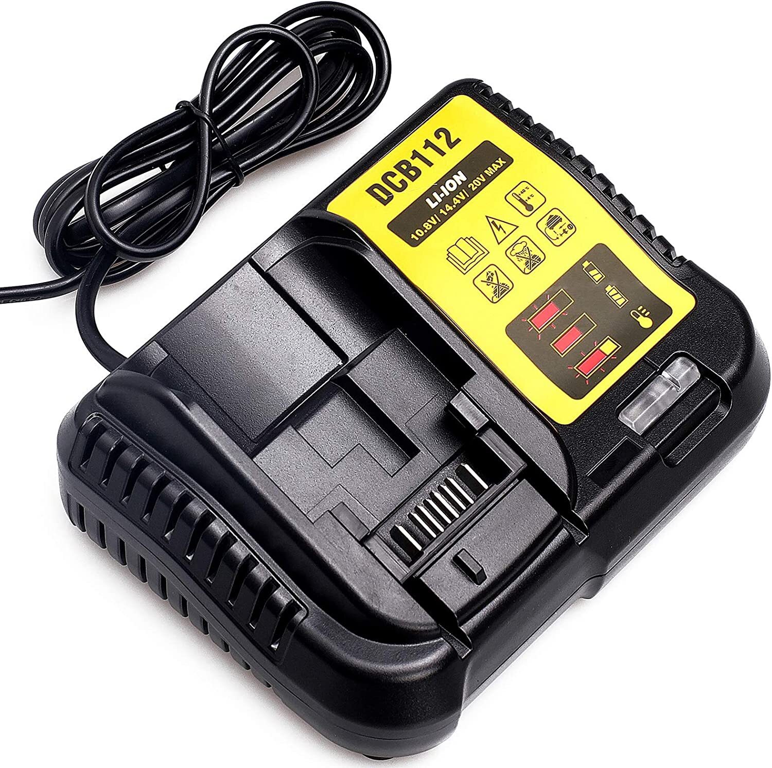 for Dewalt DCB112 12V-20V Li-Ion Battery Charger DCB101 DCB105 DCB107 DCB115